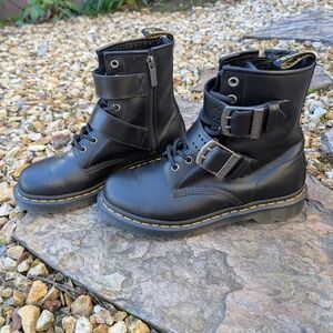 Dr. Martens Black Combat Boots